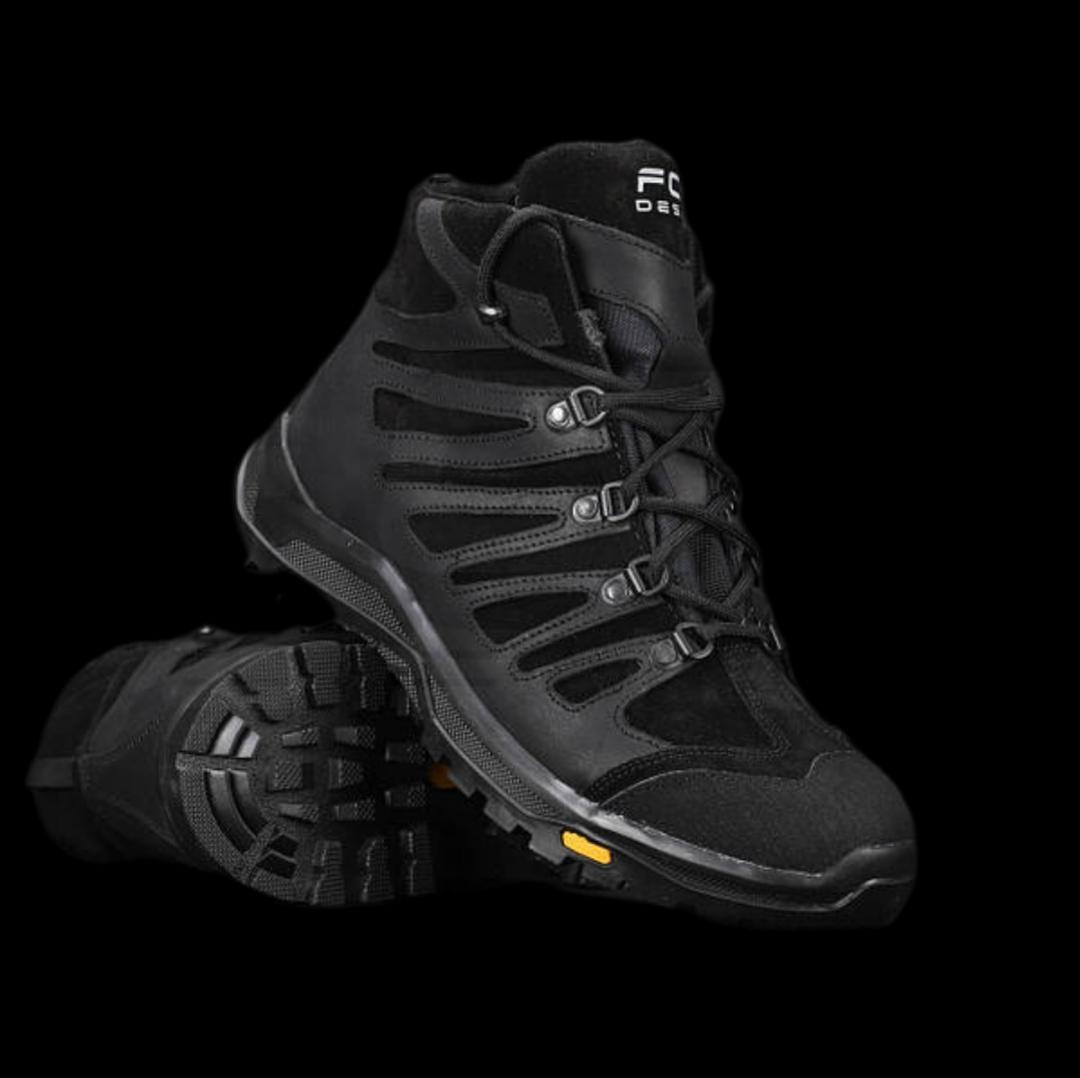 Тактичні ботинки Gore-Tex+ Хутро Чорні, фото 1