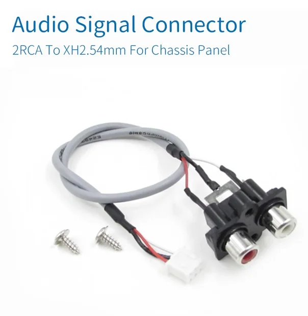 Подвійний аудіороз'єм RCA (тюльпани) 2 RCA TO XH2.54MM-3PIN Роз'єм аудіовходу 30 см