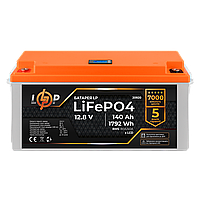 Аккумулятор LP LiFePO4 для ИБП LCD 12V (12,8) - 140 Ah (1792Wh) (BMS 80A/40А) пластик Кешбек до 5%