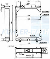 Радиатор подходит для Fiat (5167367 5150030 S5167367)