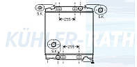 Радиатор подходит для Iveco (41218266 4128104 2128566 72322)