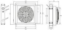 Масляный радиатор подходит для GR500S 230/400V вытяжка/тяга (860635)