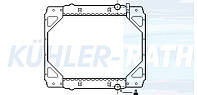Радиатор подходит для DAF (WAK1161)