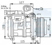 Компрессор для Iveco/Astra (500341617 500391499 99488569 504385146)