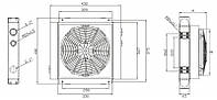 Масляный радиатор подходит для GR150S 230/400V вытяжка/тяга (860625)