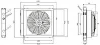 Масляный радиатор подходит для GR300D 230/400V вытяжка/тяга (860555)