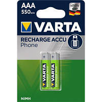 Аккумулятор Varta AAA Phone ACCU 550mAh NI-MH * 2 (58397101402) ТЦ Арена ТЦ Арена