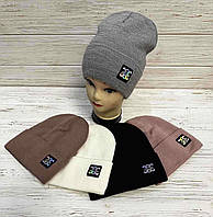 Жіноча шапка зимова фліс "Селін" розмір універсальний Мікс (від 5 шт.)