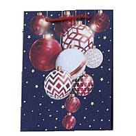 Пакет новогодний бумажный "Christmas toys" Stenson WW02780-S 18*23*10см