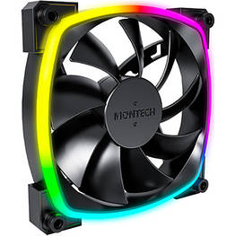 Кулер до корпусу MONTECH AX120 PWM BLACK - оригінал