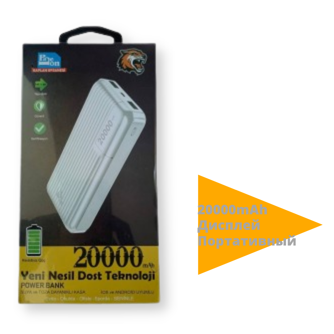 Повербанк портативний універсальний Paleon 20000mAh, фото 1