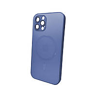 Чохол для смартфона AG Glass Matt Frame Color MagSafe Logo for Apple iPhone 12 Pro Sierra Blue