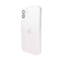 Чохол для смартфона AG Glass Matt Frame Color MagSafe Logo for Apple iPhone 11 Pearly White