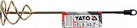 Миксер для строительных смесей оцинкованый YATO: Ø=85 x 410 мм, НЕХ, max 4-9 кг YT-5490