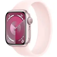 Смарт-часы Apple Watch Series 9 GPS 41mm Pink Aluminum Case with Light Pink Solo Loop - Size 6 (MR9N3,MTER3)