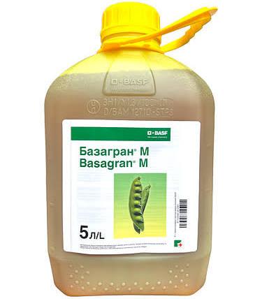 Гербіцид Базагран М, BASF 5 л, для сої гороху, зернових колосових, рису та льону проти бур'янів