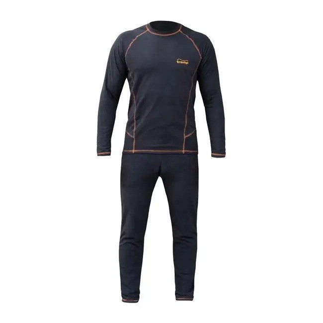 Термобілизна чоловіча флісова Tramp Microfleece розмір 3XL Black (UTRUM-020-black-3XL) S