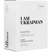 Набор косметики DeLaMark I Am Ukrainian Шампунь универсальный 500 мл + Кондиционер для всех типов волос 500 мл