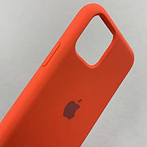 Чохол для Apple iPhone 11 Pro силіконовий кейс із мікрофіброю на телефон айфон 11 про червоний slk, фото 3