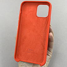 Чохол для Apple iPhone 11 Pro силіконовий кейс із мікрофіброю на телефон айфон 11 про червоний slk, фото 2