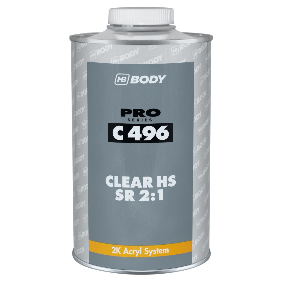 Акриловий лак Body C496 HS Scratch Resistant 1 л, фото 1
