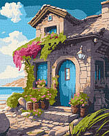 Картина по номерам Идейка Дом на побережье ©art_selena_ua (KH6331) 40 х 50 см
