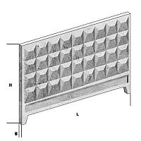 Плита заборная ЗП 400-2