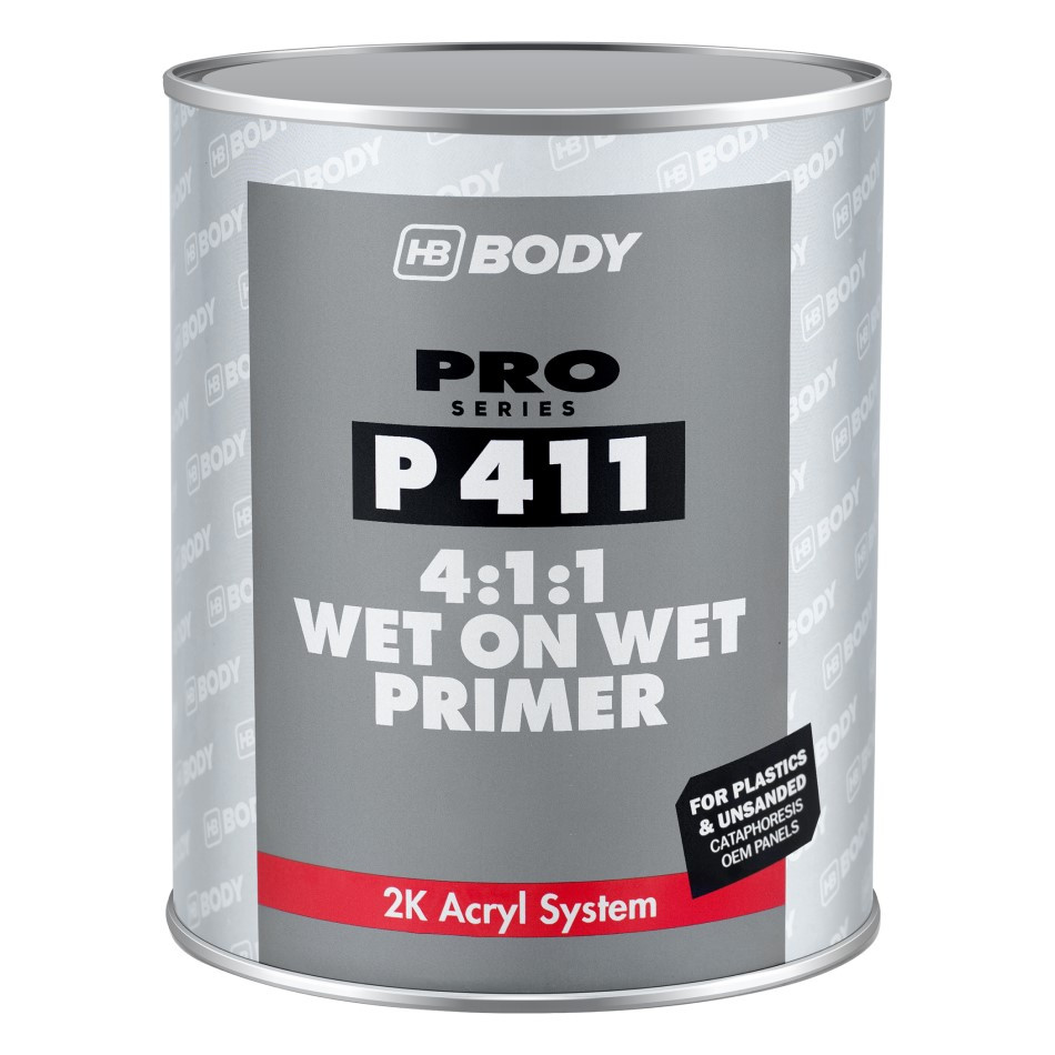 Грунт мокрий по мокрому Body P411 1 л білий