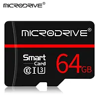 Карта памяти Micro SD Microdrive 64GB Class 10