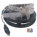 Світлодіодна стрічка LED 3528 SMD RGB 4.5 м, фото 3
