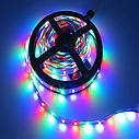 Світлодіодна стрічка LED 3528 SMD RGB 4.5 м, фото 2