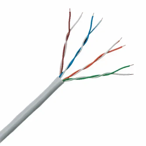 Кабель мережев. utp Cat.5e skg 4x2x(0,51cca), Ø-5,3мм, сірий, 305м