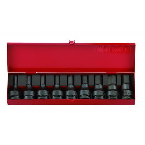 3/4" Набір головок-біт 6-гр. ударних 9 пр. (9/16 - 1-1/4") FORCE 6091S F