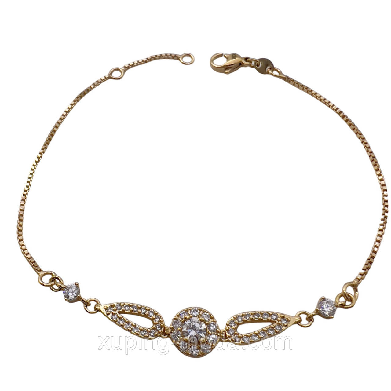 21 см. Гарній браслет xuping. 18 к, фото 1