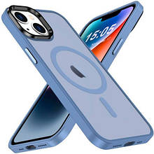 Чохол для мобільного телефона 2E Basic Apple iPhone 15 Ultra Soft Touch MagSafe Cover Light Blue
