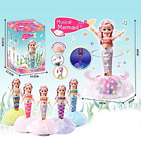 Кукла 5 видов, колесо свободного хода, подсветки, мелодия, в коробке