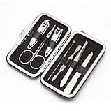 Манікюрний набір 7 предметів Коричневий, фото 2