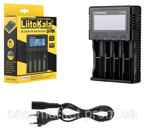 LiitoKala Lii-PD4 Универсальное зарядное устройство для Li-Ion LiFePO4 NiCd/NiMH С дисплеем - фото 5 - id-p2045730083