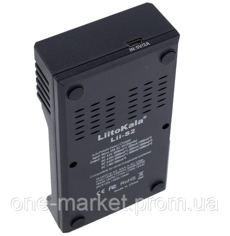 LiitoKala Lii-S2 зарядное устройство для Li-Ion LiFePO4 NiCd/NiMH аккумуляторов с дисплеем - фото 4 - id-p2045730092