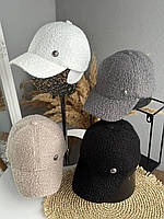 Бейсболка кепка тепла "Баранчик" з вушками що відвертаються (Розмір oversize), 4 кольори