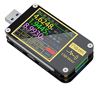USB тестер FNIRSI FNB48S (без Bluetooth) PD QC триггер протокол быстрой зарядки
