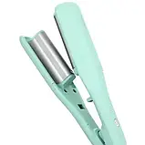 Плойка для укладання волосся хвиля VGR-530 Зелена, фото 2