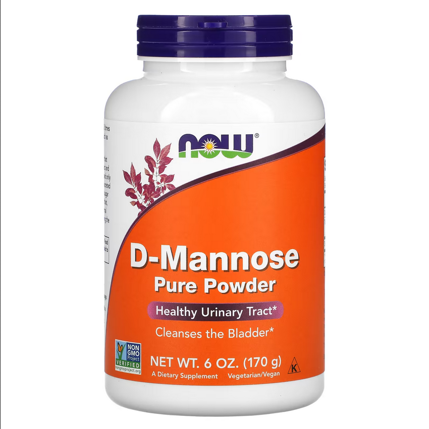 D-Маноза, D-Mannose, Now Foods, порошок 170 г.