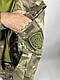Куртка мультикам Горка утеплена на флісі Легка тактична зимова куртка мультикам Куртка Горка зимова Multicam, фото 10