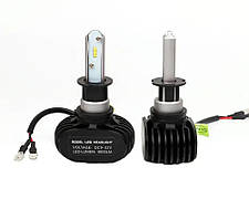 Світлодіодні LED лед лампи HEADLIGHT S1 цоколь H3, світло 6500К