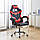 Геймерське Крісло Розкладне Bonro BN-810 Поворотне Комп'ютерне Ігрове Крісло до 120 кг Червоне - Чорне, фото 3