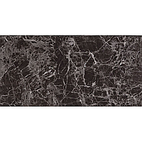 Самоклеюча вінілова плитка Чорний мармур 600х300х1,5мм (СВП-109) Глянець