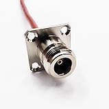 Пігтейл SMA Male - N-Type-Female Flange ВЧ кабель перехідник RG400 довжина 30 см, фото 4