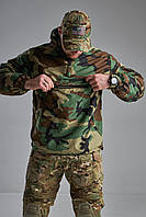 Тактическая куртка Mil-Tec Winter Combat Anorak - Woodland британка на флисе