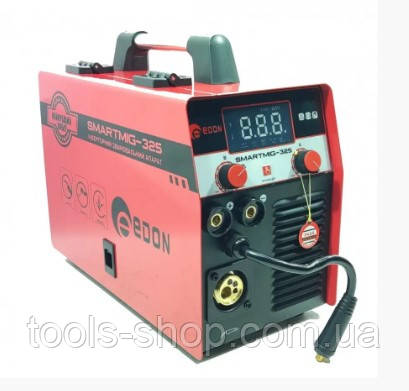 Напівавтомат зварювальний EDON SmartMIG-325 (2 в 1 MIG + MMA) 5.3 кВт - 325 Ампер, 36 місяців гарантія